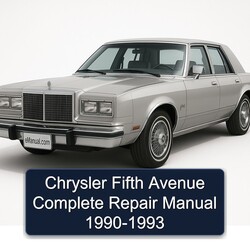 1990-1993 Chrysler Fifth Avenue Service Repair Workshop Manual PDF