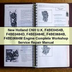 New Holland CNH F4be0454b-f4be0684m Engine Service Repair Workshop Manual PDF