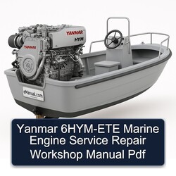 Yanmar 6HYM-ETE Marine Engine Service Repair Workshop Manual Pdf