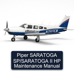Piper Saratoga Sp/saratoga II HP Service Repair Workshop Manual PDF