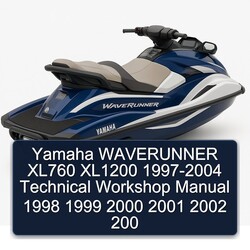 1997-2004 Yamaha Waverunner XL760 XL1200 - 200 Service Repair Workshop Manual PDF