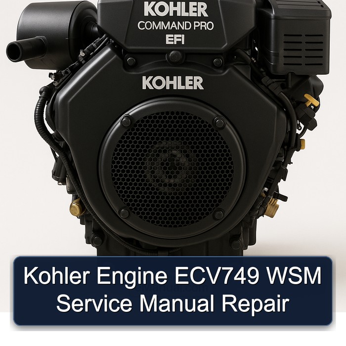 Kohler Command Pro EFI Models Engine ECV749 WSM Service Repair Workshop Manual PDF