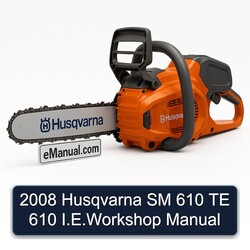 2008 Husqvarna SM 610 TE I.e Service Repair Workshop Manual PDF