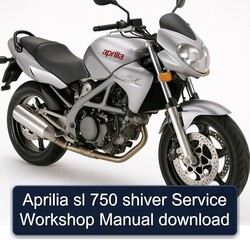 Aprilia Shiver SL 750 Service Repair Workshop Manual PDF