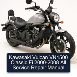 2000-2008 Kawasaki Vulcan VN1500 Classic Fi - All Service Repair Workshop Manual PDF