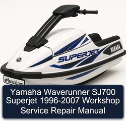 1996-2007 Yamaha Waverunner SJ700 Superjet Service Repair Workshop Manual PDF