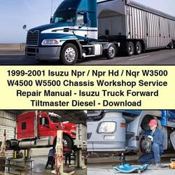 1999-2001 Isuzu NPR HD Npr//nqr W3500-W5500 Chassis Service Repair Workshop Manual PDF