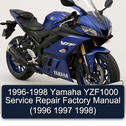 1996-1998 Yamaha YZF Models YZF1000 Service Repair Workshop Manual PDF
