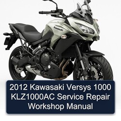 2012 Kawasaki Versys 1000 KLZ1000AC Service Repair Workshop Manual PDF