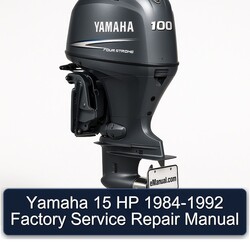 1984-1992 Yamaha 15 HP Service Repair Workshop Manual PDF