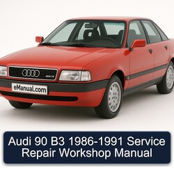 1986-1991 Audi 90 Service Repair Workshop Manual PDF