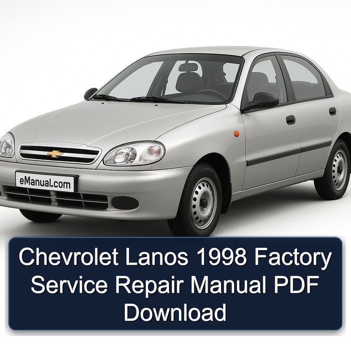 1998 Chevrolet Lanos Service Repair Workshop Manual PDF