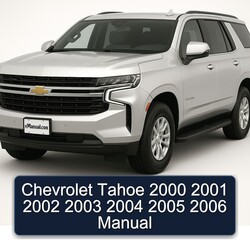 2000-2006 Chevrolet Tahoe Service Repair Workshop Manual PDF
