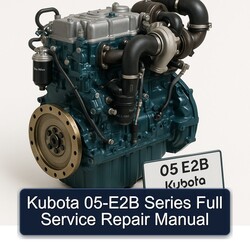 Kubota 05-E2B Series Service Repair Workshop Manual PDF