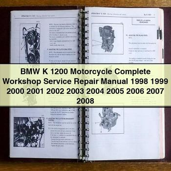 1998-2008 BMW K 1200 Motorcycle Service Repair Workshop Manual PDF