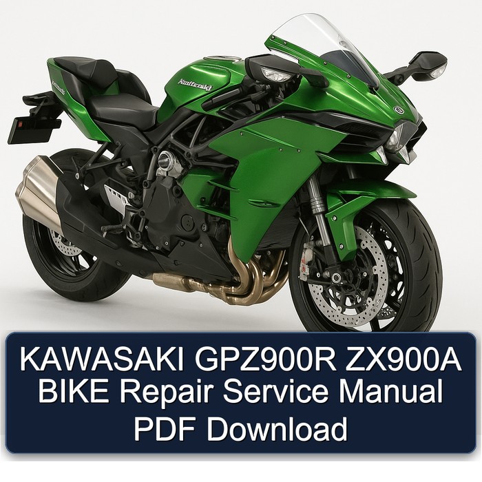 Kawasaki H Series GPZ900R ZX900A Bike Service Repair Workshop Manual PDF