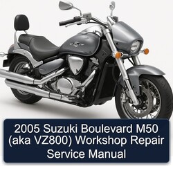 2005 Derbi Boulevard Suzuki M50 (aka Vz800) Service Repair Workshop Manual PDF