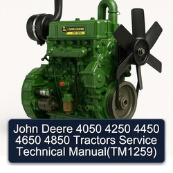 John Deere 4050 4250 4450 4650 4850 Tractors (TM1259) Service Repair Workshop Manual PDF