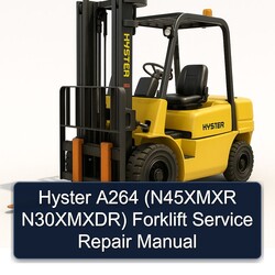 Hyster A264 (n45xmxr N30xmxdr) Forklift Service Repair Workshop Manual PDF