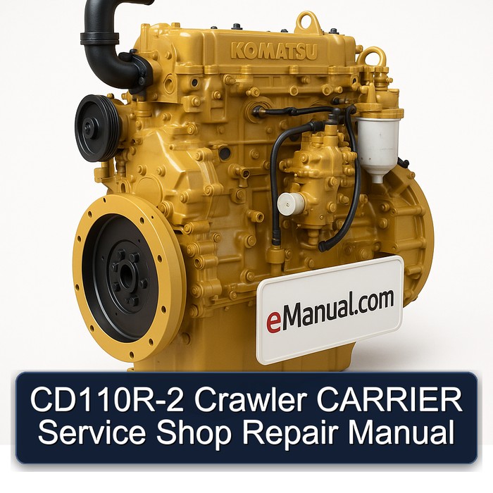 Komatsu 114 Cd110r-2 Crawler Carrier Shop Service Repair Workshop Manual PDF
