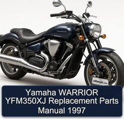 1997 Yamaha Warrior YFM350XJ Replacement Parts Catalog PDF