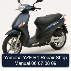  Yamaha YZF R1 Repair Shop Manual 06 07 08 09