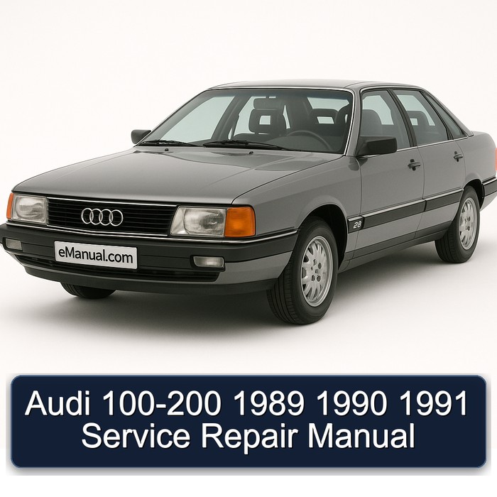 1989-1991 Audi 200 Service Repair Workshop Manual PDF