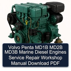 Volvo Penta MD1B MD2B MD3B Marine Diesel Engines Service Repair Workshop Manual PDF