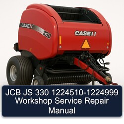 JCB JS 330 1224510-1224999 Service Repair Workshop Manual PDF