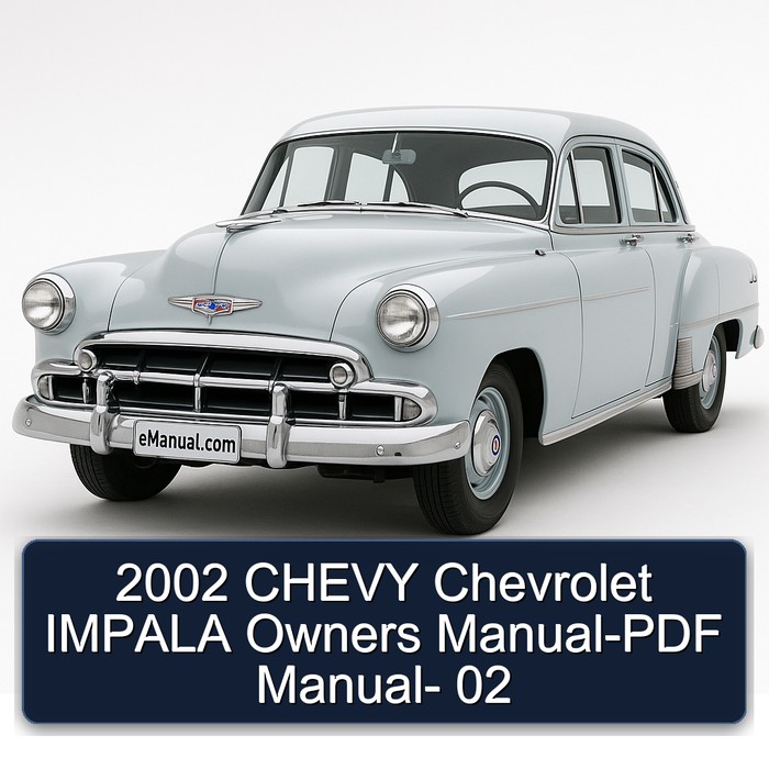 2002 Chevrolet Chevy Impala Owners - 02 Owner's Manual PDF