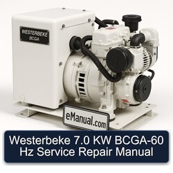 Westerbeke 7.0 KW BCGA-60 Hz Service Repair Workshop Manual PDF