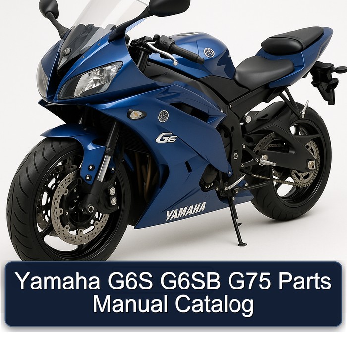 Yamaha G6S G6SB G75 Parts Catalog PDF