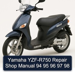  Yamaha YZF-R750 Repair Shop Manual 94 95 96 97 98