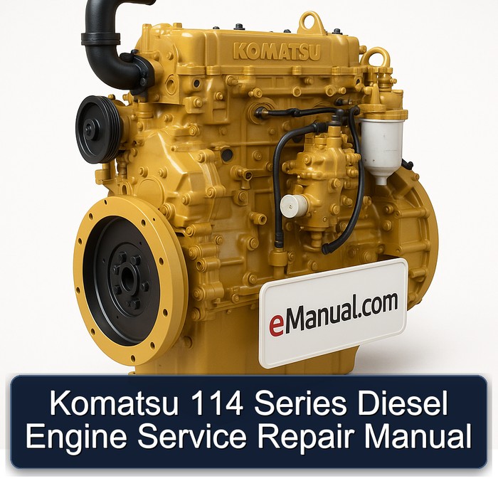 Komatsu 114 Series Diesel Engine Service Repair Workshop Manual PDF