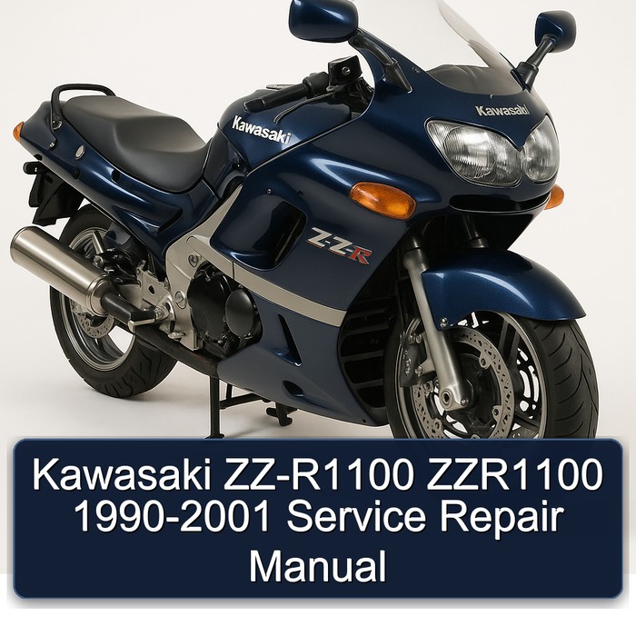 1990-2001 Kawasaki ZZ R Series ZZ-R1100 ZZR1100 Service Repair Workshop Manual PDF
