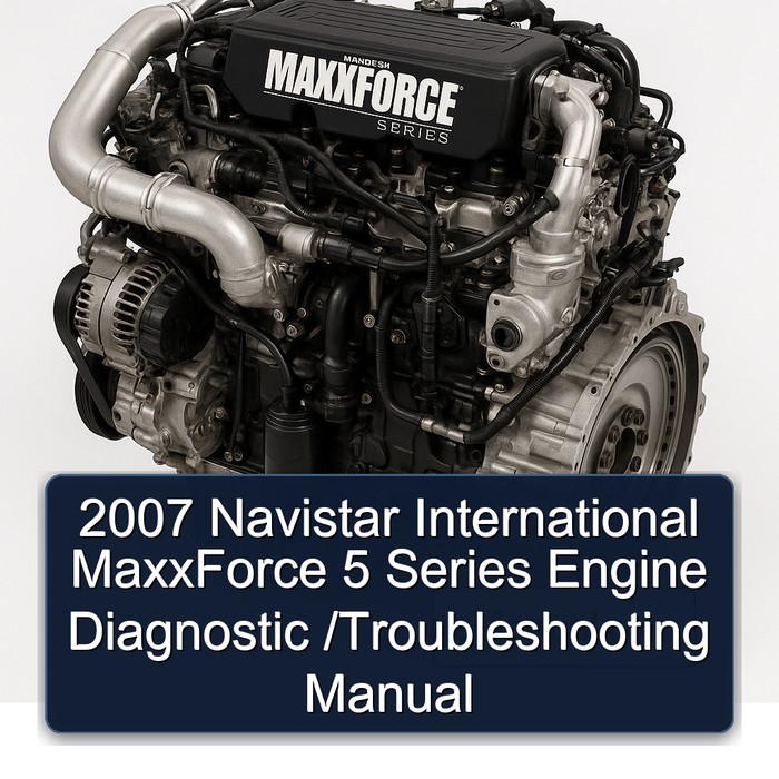 2007 Navistar International Maxxforce 5 Series Engine Diagnostic / Service Repair Workshop Manual PDF