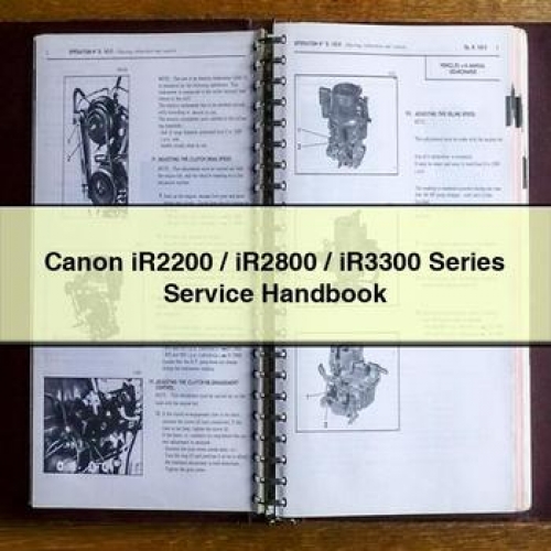 Canon IR2200 / IR2800 IR3300 Series Service Repair Workshop Manual PDF