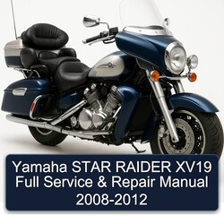 2008-2012 Yamaha Royal Star Venture Raider XV19 Service Repair Workshop Manual PDF