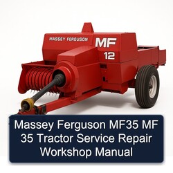 Massey Ferguson MF35 MF 35 Tractor Service Repair Workshop Manual PDF