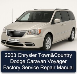 2003 Chrysler Caravan Town Country Dodge Voyager Service Repair Workshop Manual PDF