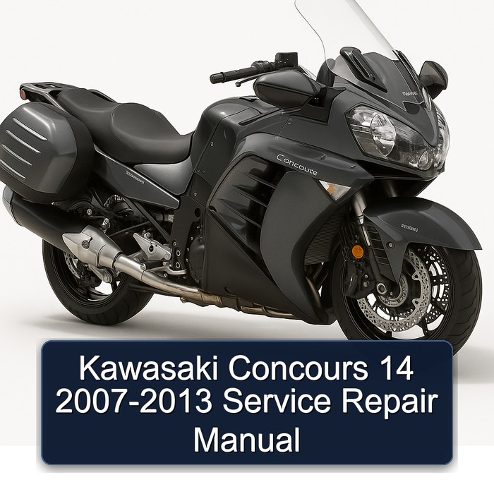 2007-2013 Kawasaki Concours Models 14 Service Repair Workshop Manual PDF