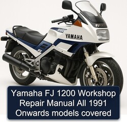 1991 Yamaha FJ Models 1200 All Onwards Covered Service Repair Workshop Manual PDF