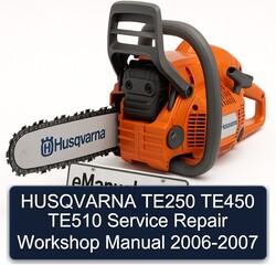 2006-2007 Husqvarna TE Models TE250 TE450 TE510 Service Repair Workshop Manual PDF