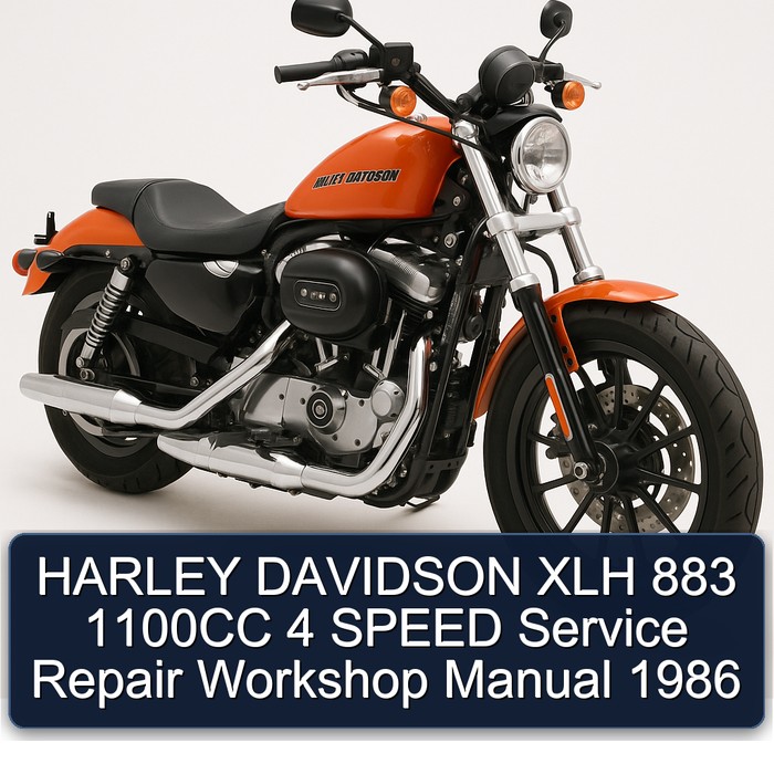 1986 Keeway Speed Harley Davidson XLH 883 1100CC 4 Service Repair Workshop Manual PDF