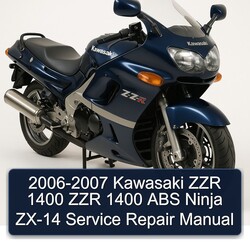 2006-2007 Kawasaki Ninja ZZR 1400 ABS ZX-14 Service Repair Workshop Manual PDF