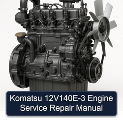 Komatsu 3 D 4 S 12v140e-3 Engine Service Repair Workshop Manual PDF