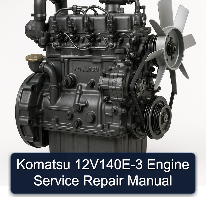 Komatsu 3 D 4 S 12v140e-3 Engine Service Repair Workshop Manual PDF