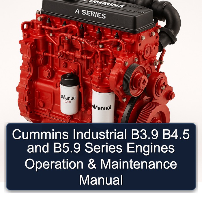 Cummins A Series Industrial B3.9 B4.5 B5.9 Engines Operation Service Repair Workshop Manual PDF