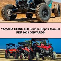 2003 Yamaha Rhino 660 Onwards Service Repair Workshop Manual PDF