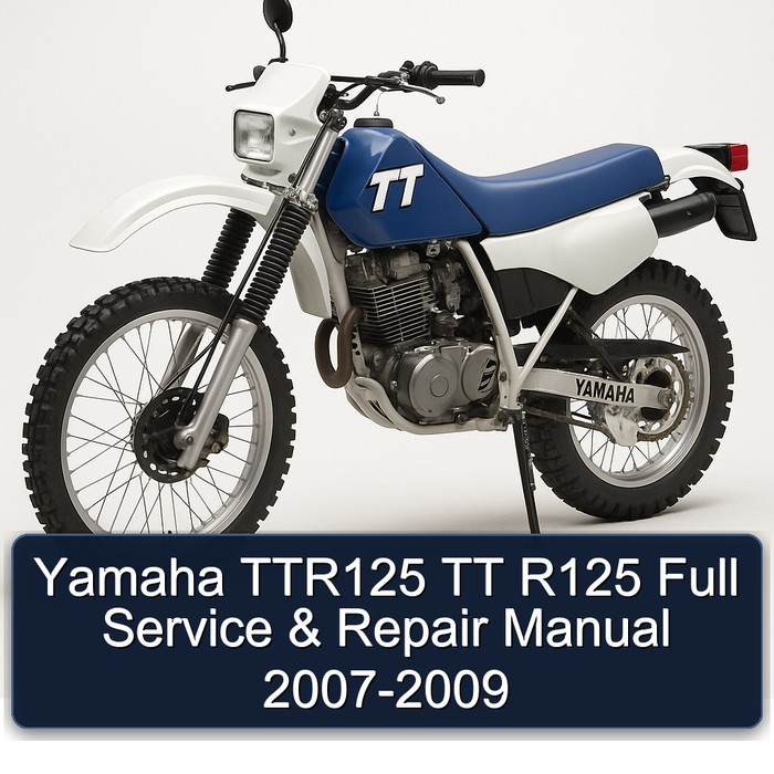 2007-2009 Yamaha TT Models TTR125 R125 Service Repair Workshop Manual PDF